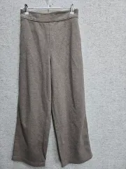 ユニクロ ウール混 ワイド スラックス M