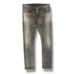 未使用 ISAMUKATAYAMA BACKLASH Stretch Skinny Crash Denim Pants ストレッチスキニークラッシュデニムパンツ ジーンズ イサムカタヤマバックラッシュ AL1868-01C  ブラック M （99739A）のサムネイル