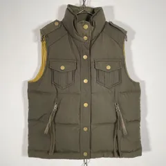 UNIQLO ダウンベスト フェザー レディース Lサイズ カーキ系 ユニクロ
