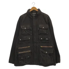 【中古】UNUSED 16AW Corduroy Military Jacket サイズ3 US1199 ブラウン アンユーズド[17]