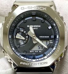 稼働 極美品 G-SHOCK AWM-500D フルメタル シルバー文字盤 - メルカリ