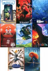 [중고] 엽서 총 8 종 세트 엽서 북 [Happy 복권 PIXAR 2025] H상