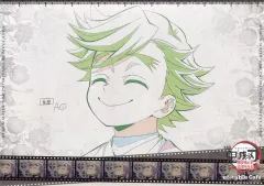 【中古】ランチョンマット 童磨(幼少期) A3紙製ランチョンマット 「劇場版 鬼滅の刃 無限城編 第一章 猗窩座再来×ufotable Cafe×マチ★アソビCAFE 決戦の火蓋を切る 第2期 しのぶVS童磨 各所での戦い-その壱-」 コラボメニュー注文特典