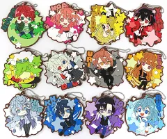 【中古】キーホルダー 全12種セット 夜空のラバーコースターチャーム 「一番くじ カラフルピーチ」 K賞