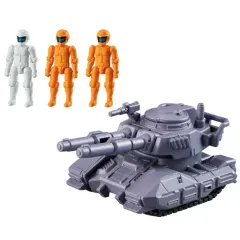 【中古】食玩 トレーディングフィギュア 2.61式戦車＆パイロット3体 「機動戦士ガンダム マイクロウォーズ」