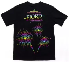 【中古】Tシャツ Mrs. GREEN APPLE アニバーサリーTシャツ ブラック Mサイズ 「MGA MAGICAL 10 YEARS ANNIVERSARY LIVE ～FJORD～」