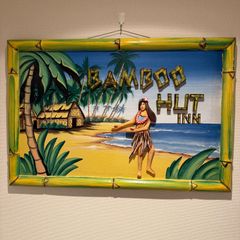 レア ハワイ ミッシェルデニスン アートフレーム 絵画 原画 アクリル