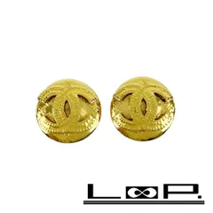 シャネル ■美品■ ココマーク イヤリング アクセサリー ゴールド GP 94P 箱 【517815】11