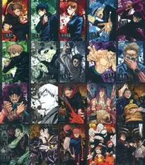 【中古】紙製品 [単品] 集合 特製L判ポートレート20枚セット「呪術廻戦 コミックカレンダー2022 特製缶入り日めくりカレンダー JCS限定版」 同梱特典