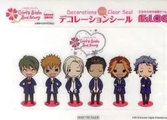 【中古】シール・ステッカー(キャラクター) デコレーションクリアシール 「ときめきメモリアル Girl’s Side 3rd Story」 B’s-LOG特典