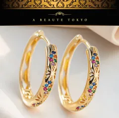 新品◆輝き保証 スワロフスキー マルチ サークルピアス シルバー925◆保証書 ジュエリーポーチ レディース アレルギー対応 プレゼント 純銀 カラフル