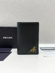 (正規品A級) PRADA プラダ サフィアーノ オーガナイザー カードウォレット ゴールド