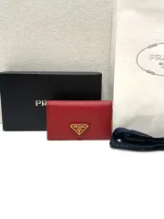 PRADA プラダ サフィアーノ 三角ロゴ カードウォレット
