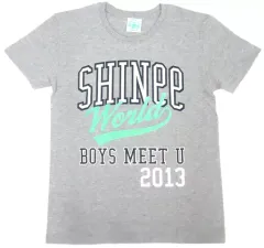 【中古】Tシャツ(男性アイドル) SHINee Tシャツ グレー Sサイズ 「JAPAN ARENA TOUR SHINee WORLD 2013～Boys Meet U～」