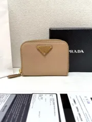 (デパート)PRADA プラダ サフィアーノ ジッパー カードウォレット