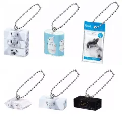 【中古】キーホルダー 全6種セット 「nepia 鼻セレブ ミニチュアチャーム」