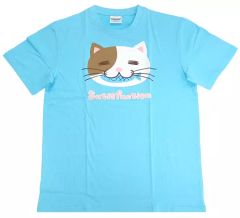 [중고] 의류 아라키 히나 고양이 무늬 T 셔츠 라이트 블루 L 사이즈 [THE IDOLM @ STER CINDERELLA GIRLS 7thLIVE TOUR Special 3chord Funky Dancing!]