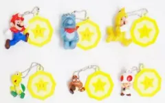 【中古】キーホルダー・マスコット(キャラクター) 全6種セット オリジナルマスコット(スターメダル) 「スーパーマリオ 3Dランド」 首かけキャンペーン