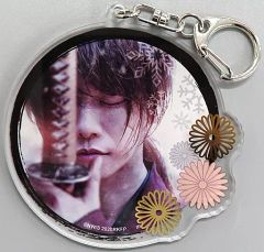 [중고] 잡화 사토 타케루(緋村剣心) 호일 누르기 아크릴 열쇠 고리 [영화 루로니 검심 최종장 The Final/The Beginning]