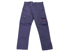 TRUE RELIGION トゥルーレリジョン カーゴパンツ ひロゴ アメリカ製 コットン ネイビー サイズ38 美品 中古 4b006224のサムネイル