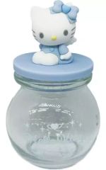 【中古】雑貨 ハローキティ ブルー エンジェルキャニスター 「サンリオキャラクター」