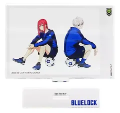 【中古】雑貨 E.千切豹馬＆凪誠士郎 等身アクリルフォトショットスタンドW 「ブルーロック×COLLABO CAFE HONPO」