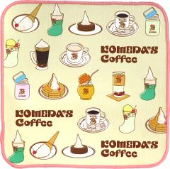 【中古】タオル・手ぬぐい メニュー総柄 タオルコレクション 「一番くじ 珈琲所 コメダ珈琲店」 E賞