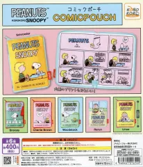 【中古】紙製品 ガチャ台紙 「コロコロスヌーピー コミックポーチ」