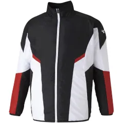 [ミズノ] テニスウェア ウィンドブレーカージャケット 総裏メッシュ 撥水 62JE1001 ブラック×レッド S [ブラック/レッド] [S]