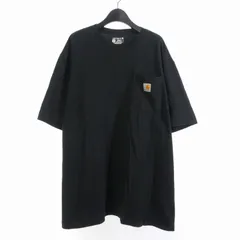 カーハート carhartt 21AW ルーズフィット ワンポイントロゴ Tシャツ 半袖  XL ブラック 黒 RN14806