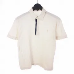 ポールスミス PAUL SMITH ワンポイントロゴ ポロシャツ カットソー 半袖 M ホワイト 白
