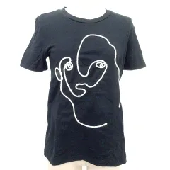 ザラ ZARA TRAFALUC Tシャツ カットソー 半袖 US S 黒 ブラック A0108