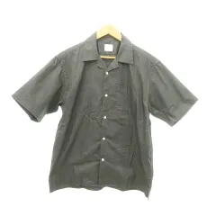 コーエン coen 美品 シャツ 半袖 Mサイズ オリーブ ■GY99