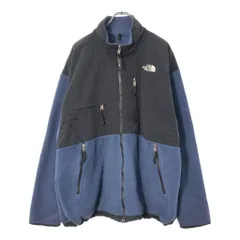 THE NORTH FACE ノースフェイス Denali デナリ フリースジャケット 大きいサイズ アウトドア ネイビー(メンズ XXL)中古 古着 X1194