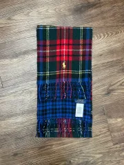 ポロラルフローレン リバーシブル タタン チェック マフラー