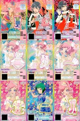 ux350 プリチャン プリチケ ジュエルパクト クーリッシュ クリームピーチ 9枚まとめ まとめ カード