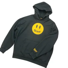 Drew House ドリューハウス スマイリーフェイスパーカー パーカー ユニセックス M コットン ブラック イエロー 中古