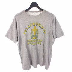 チャンピオン CHAMPION ヴィンテージ Tシャツ カットソー 半袖 XL グレー
