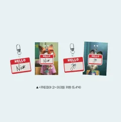 ズートピア ニック＆ジュディ アクリルキーホルダー 2種セット 6週目 特典 グッズ Disney