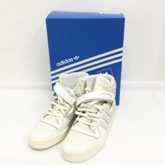 トリプルプラットフォーラム HI 厚底 ハイカット スニーカー レザー 白 