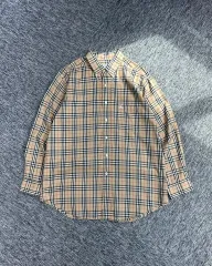 90'S バーバリー チェック シャツ-M813