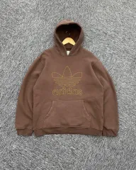 (L)00'S アディダス ビックロゴ フーディー-M1068