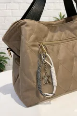 【イニシャル選択可】パラコード キーホルダー 反射コード使用 バッグチャーム 2個セット