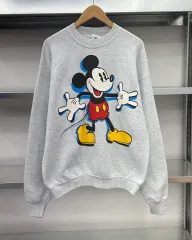 （XL）90'S ディズニー USA スウェット - M1224