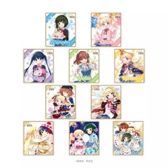 【激レア】　劇場版　きんいろモザイク　ミニ色紙　複製サイン入り　入場者特典　百合 激レア】 劇場版 きんいろモザイク ミニ色紙 複製サイン入り 入場者