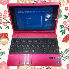 SONY VAIO ノートPC ピンク Windows7 初期済み ジャンク扱い AC