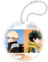 【中古】キーホルダー 緑谷出久＆爆豪勝己 「僕のヒーローアカデミア アクリルキーホルダーコレクション 第7期ED ver.」