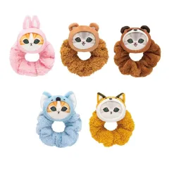 【中古】アクセサリー(非金属) 全5種セット 「mofusand にゃんぱんつ!ぬいぐるみシュシュ」