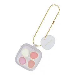 【中古】キーホルダー ペタル フロート アイパレット(04 Sweet Sorbet) 「to/one ミニチュアチャーム」