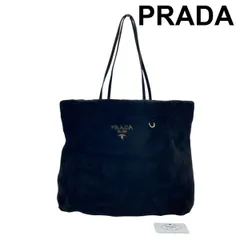 プラダ PRADA ムートン トートバッグ ショルダーバッグ ミニポーチ ブランドロゴ 黒 ネロ ブラック ムートン レディース 6D021